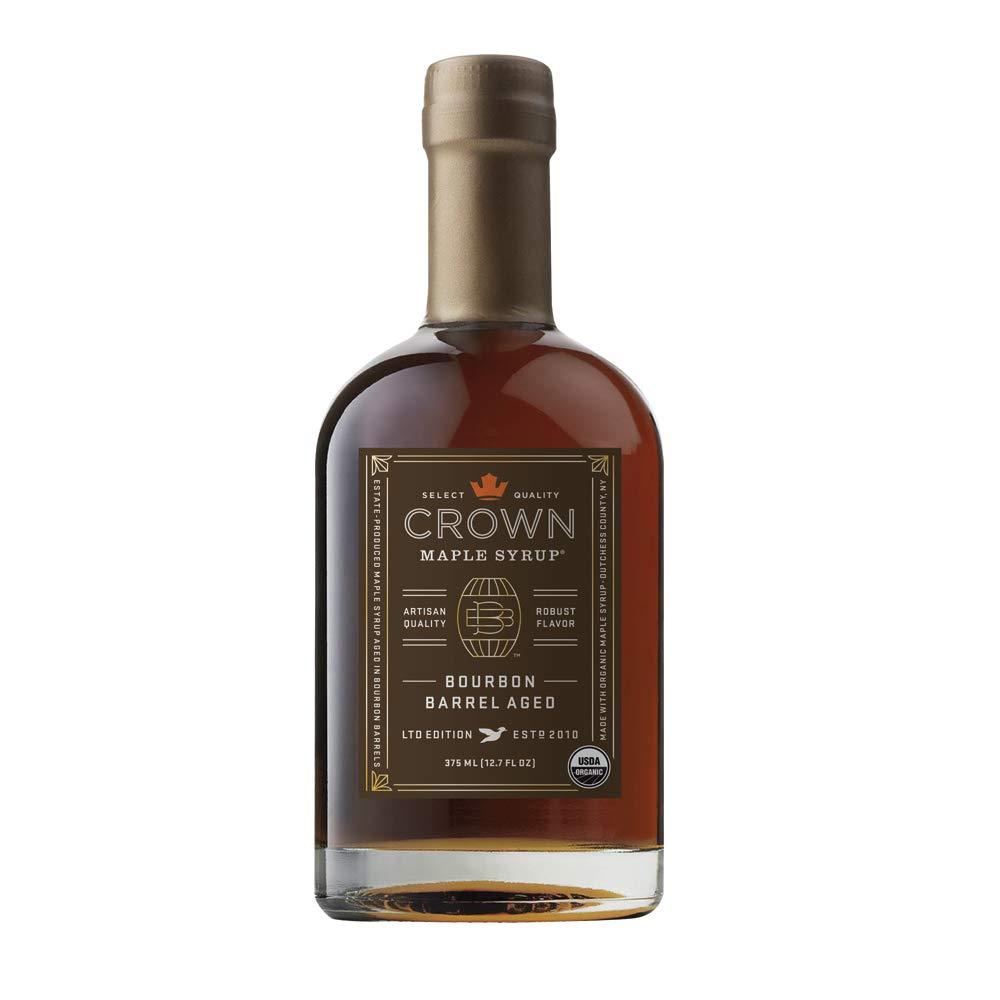 image:imageCrown Maple Bourbon Barrel Aged Organic Maple Syrup 128 Fl Oz Pancakes Flavor Cocktails Marinades and SaucesBourbon Barrel Aged