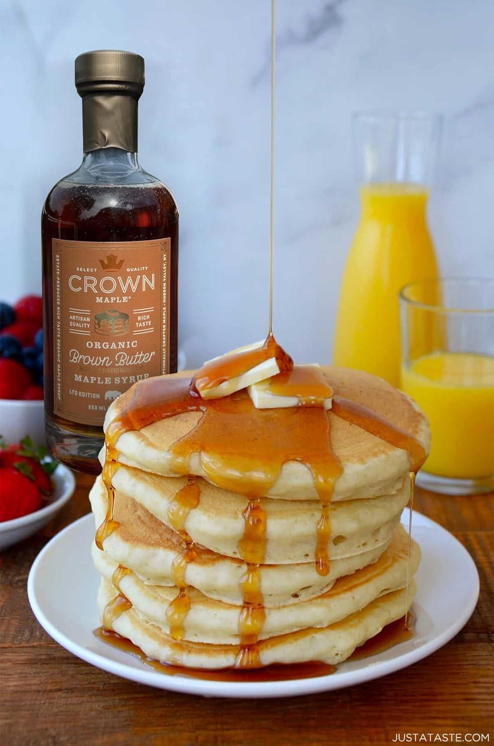 image:imageCrown Maple Brown Butter Flavor Organic Maple Syrup 85 Fl Oz Pack of 6Brown Butter Flavor