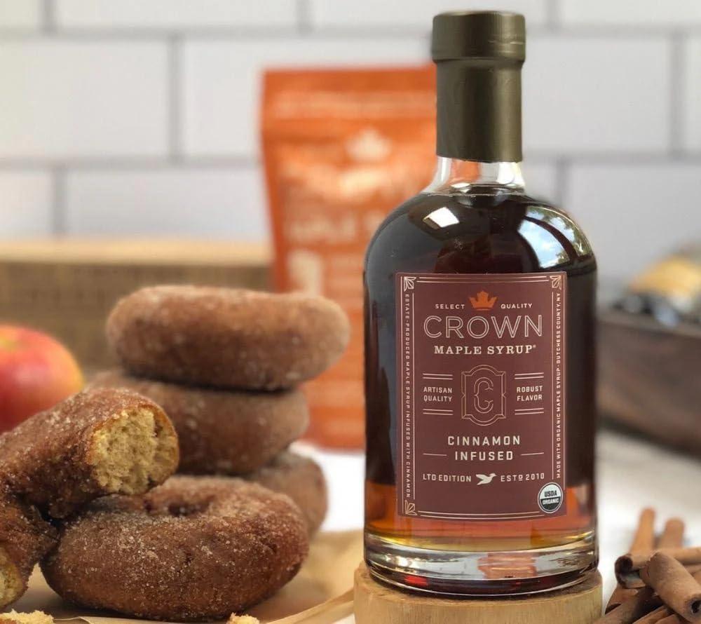 image:imageCrown Maple Brown Butter Flavor Organic Maple Syrup 85 Fl Oz Pack of 6Cinnamon Infused