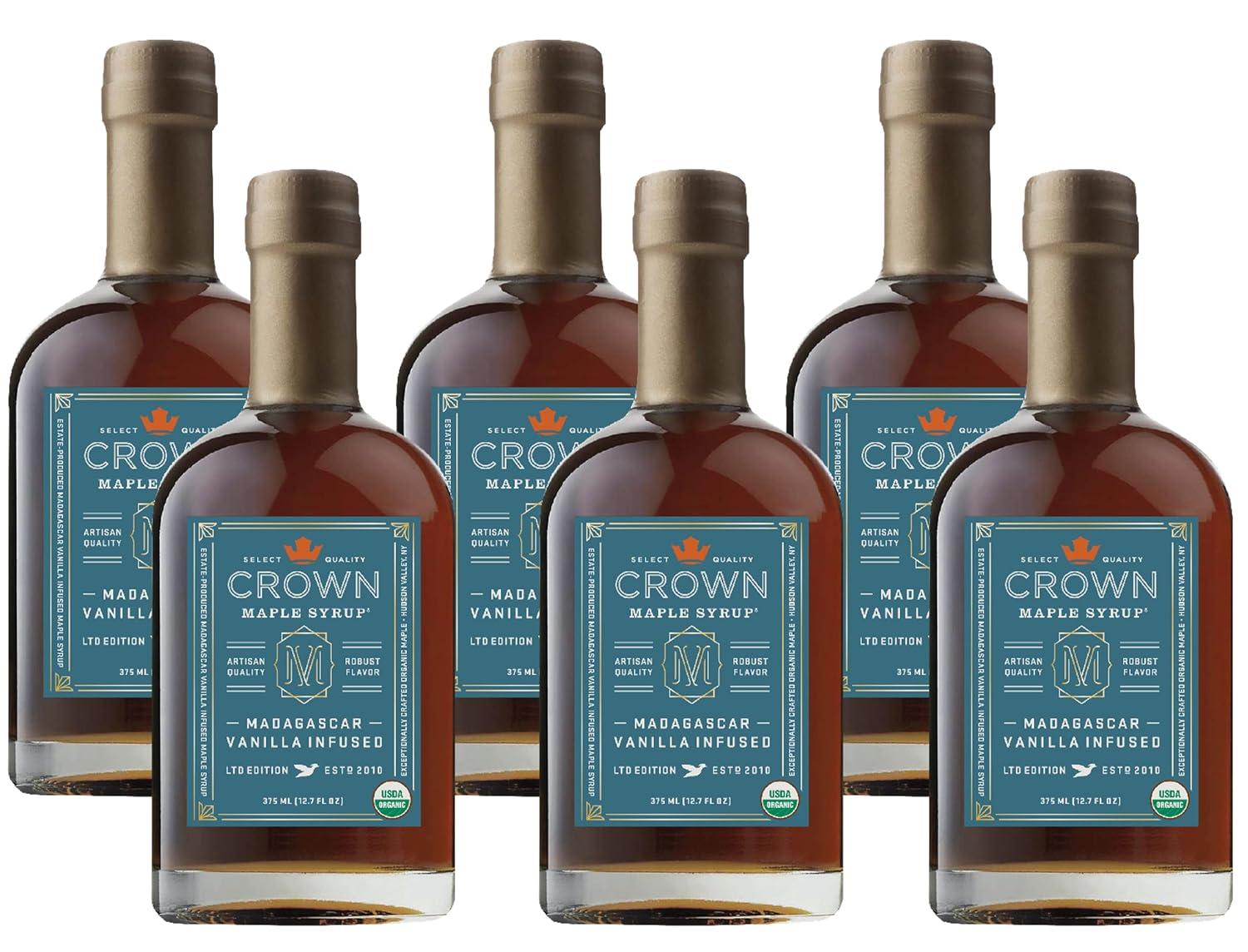 image:imageCrown Maple Brown Butter Flavor Organic Maple Syrup 85 Fl Oz Pack of 6Madagascar Vanilla