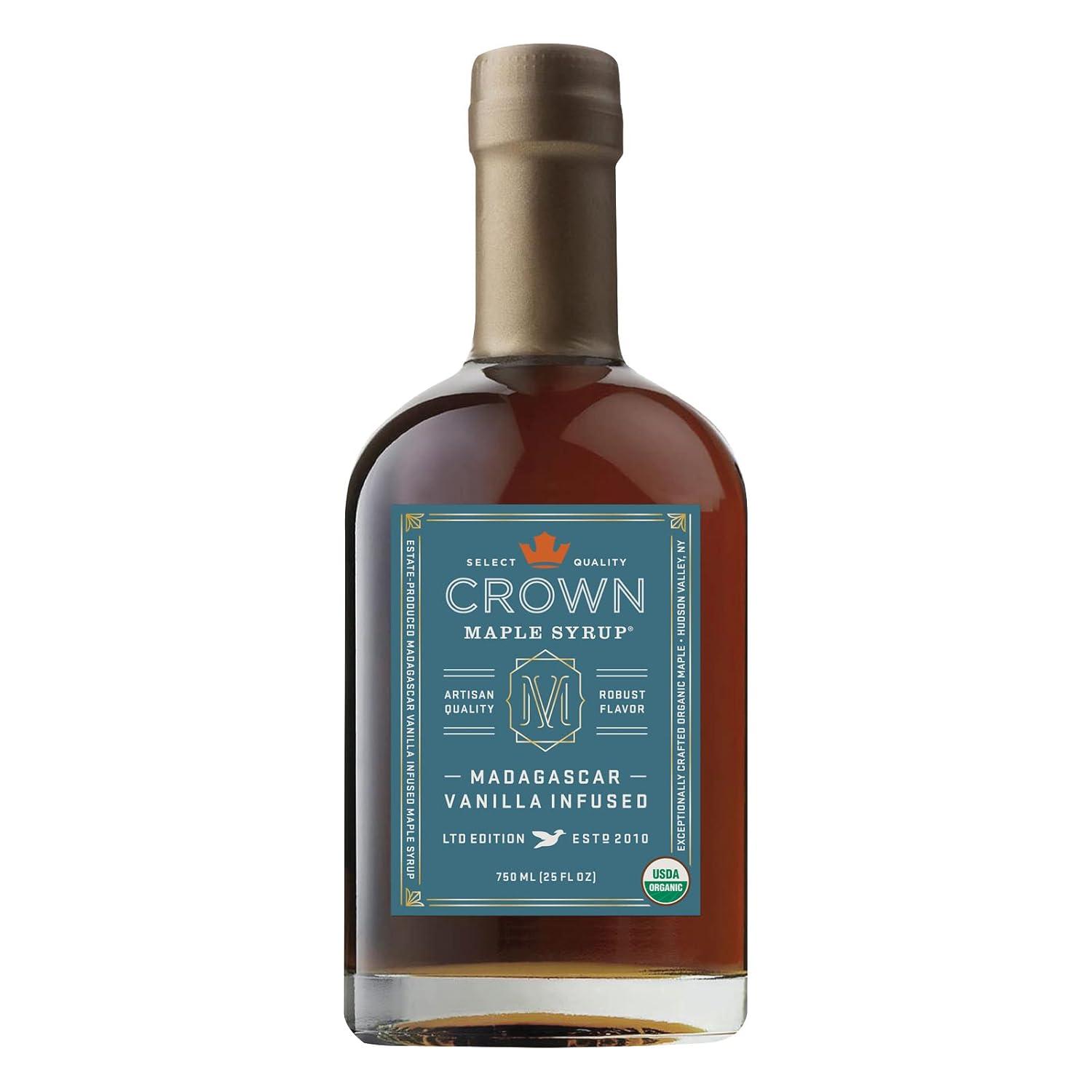 image:imageCrown Maple Brown Butter Flavor Organic Maple Syrup 85 Fl Oz Pack of 6Madagascar Vanilla