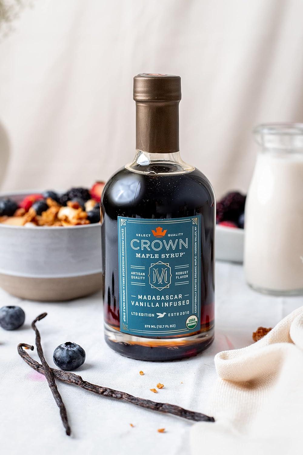 image:imageCrown Maple Brown Butter Flavor Organic Maple Syrup 85 Fl Oz Pack of 6Madagascar Vanilla