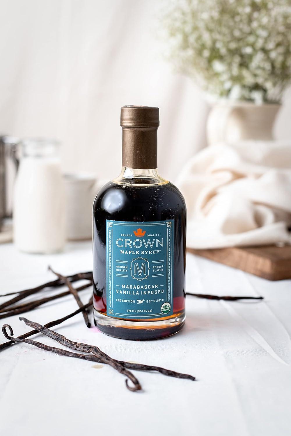image:imageCrown Maple Brown Butter Flavor Organic Maple Syrup 85 Fl Oz Pack of 6Madagascar Vanilla