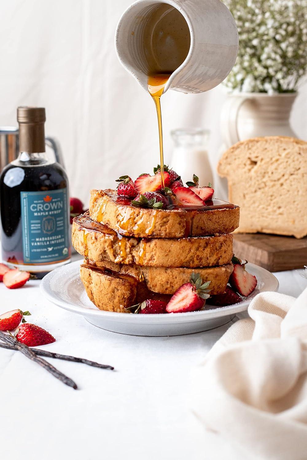 image:imageCrown Maple Brown Butter Flavor Organic Maple Syrup 85 Fl Oz Pack of 6Madagascar Vanilla