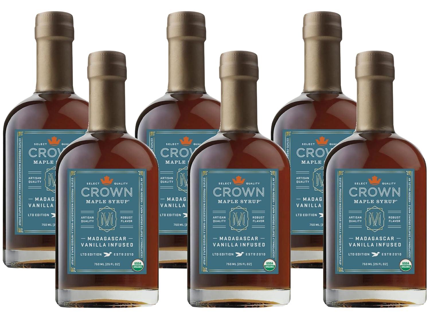 image:imageCrown Maple Brown Butter Flavor Organic Maple Syrup 85 Fl Oz Pack of 6Madagascar Vanilla