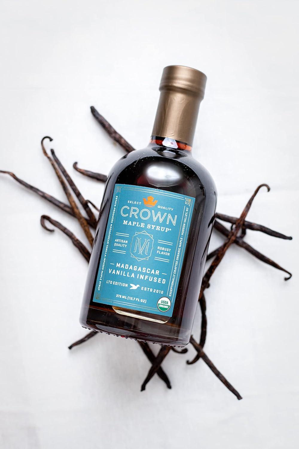 image:imageCrown Maple Brown Butter Flavor Organic Maple Syrup 85 Fl Oz Pack of 6Madagascar Vanilla