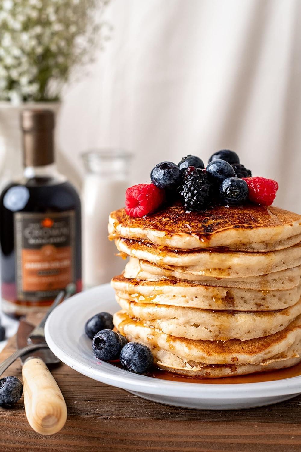 image:imageCrown Maple Very Dark Color Strong Taste Certified Organic Grade A Maple Syrup 128 Fl Oz 1 Gallon Single Pancakes Basting Glazes Sauces MustardsAmber