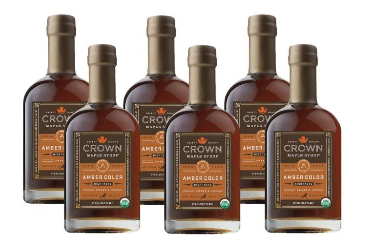 image:imageCrown Maple Very Dark Color Strong Taste Certified Organic Grade A Maple Syrup 128 Fl Oz 1 Gallon Single Pancakes Basting Glazes Sauces MustardsAmber