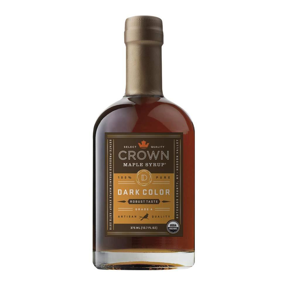 image:imageCrown Maple Very Dark Color Strong Taste Certified Organic Grade A Maple Syrup 128 Fl Oz 1 Gallon Single Pancakes Basting Glazes Sauces MustardsDark