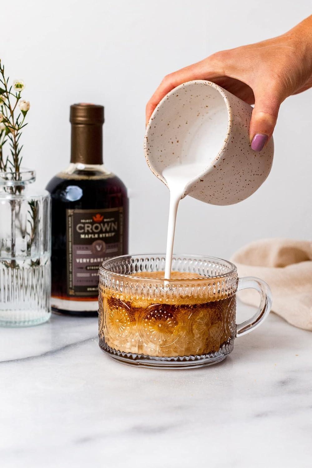 image:imageCrown Maple Very Dark Color Strong Taste Certified Organic Grade A Maple Syrup 128 Fl Oz 1 Gallon Single Pancakes Basting Glazes Sauces MustardsVery Dark