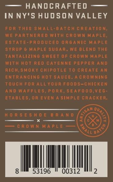 image:imageHorseshoe Brand Maple Cayenne Hot Sauce made with Crown Maple Syrup 8oz Bottle 8 Pack8 Oz Pack of 1