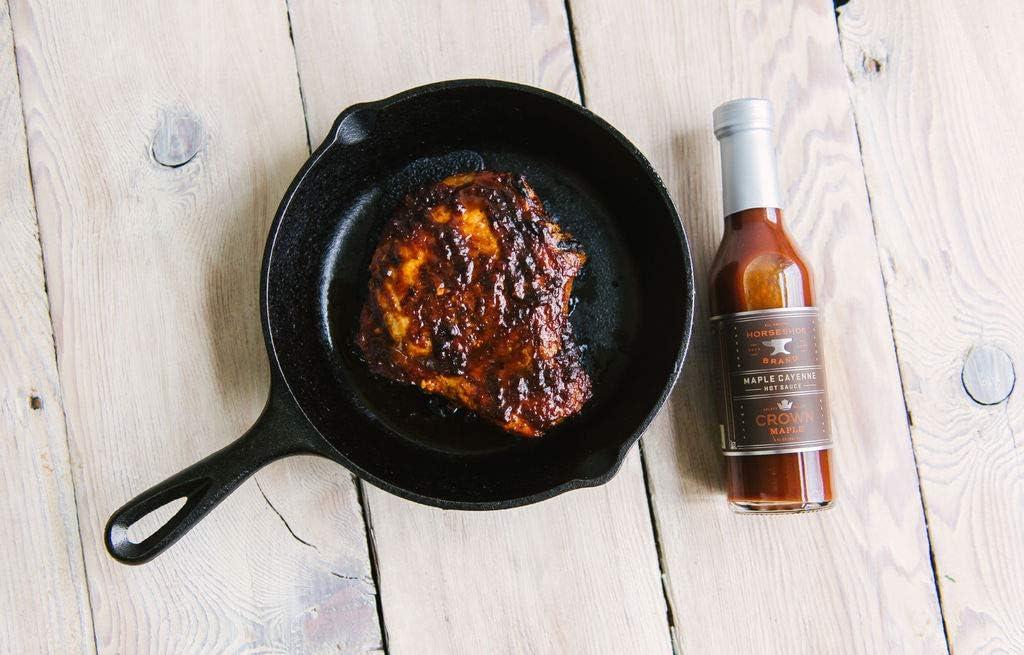image:imageHorseshoe Brand Maple Cayenne Hot Sauce made with Crown Maple Syrup 8oz Bottle 8 Pack8 Oz Pack of 8