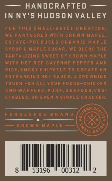 image:imageHorseshoe Brand Maple Cayenne Hot Sauce made with Crown Maple Syrup 8oz Bottle 8 Pack8 Oz Pack of 8